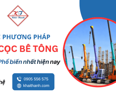 Khám phá các phương pháp ép cọc bê tông phổ biến hiện nay