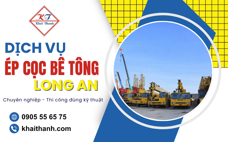 ép cọc bê tông Long An