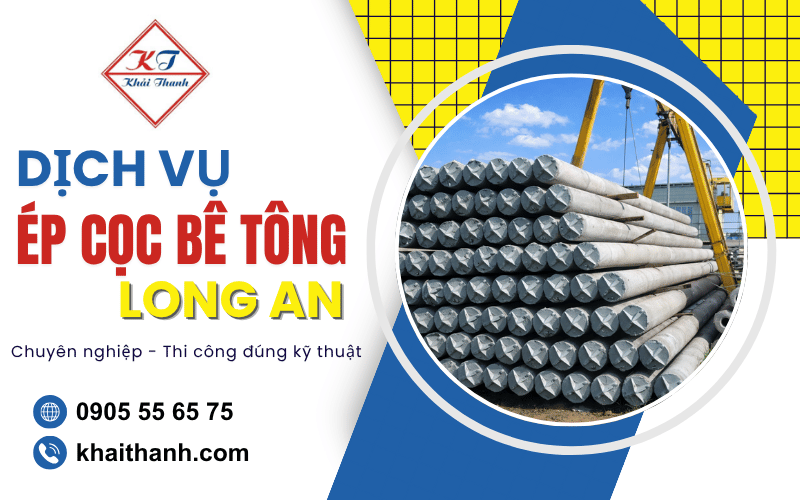 ép cọc bê tông Long An