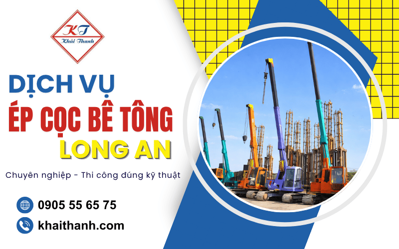 ép cọc bê tông Long An