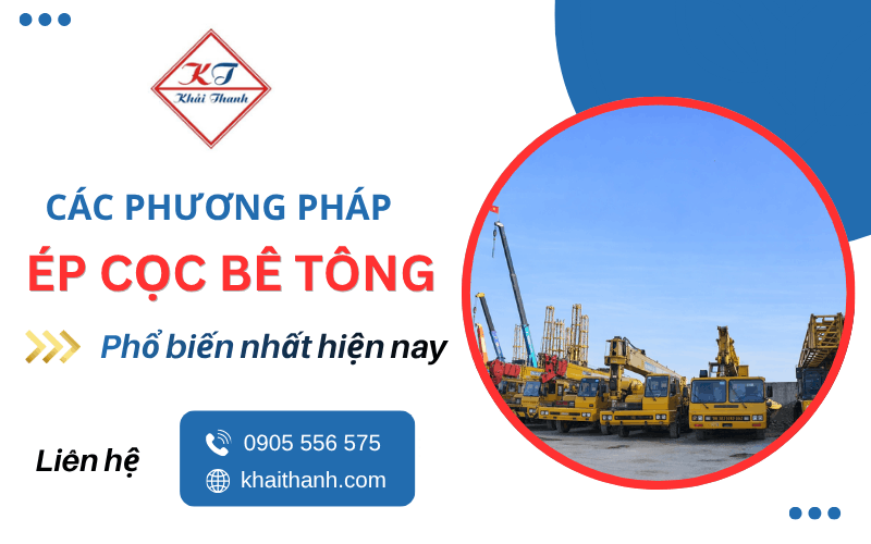 phương pháp ép cọc bê tông